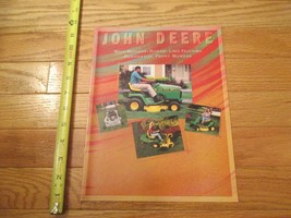 John Deere Tractors Mowers Walk behind riders Vintage Dealer sales brochure - $13.99