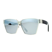 Oversized Square Sunglasses Womens Retro Chic Fashion Mirror Lens - $12.95