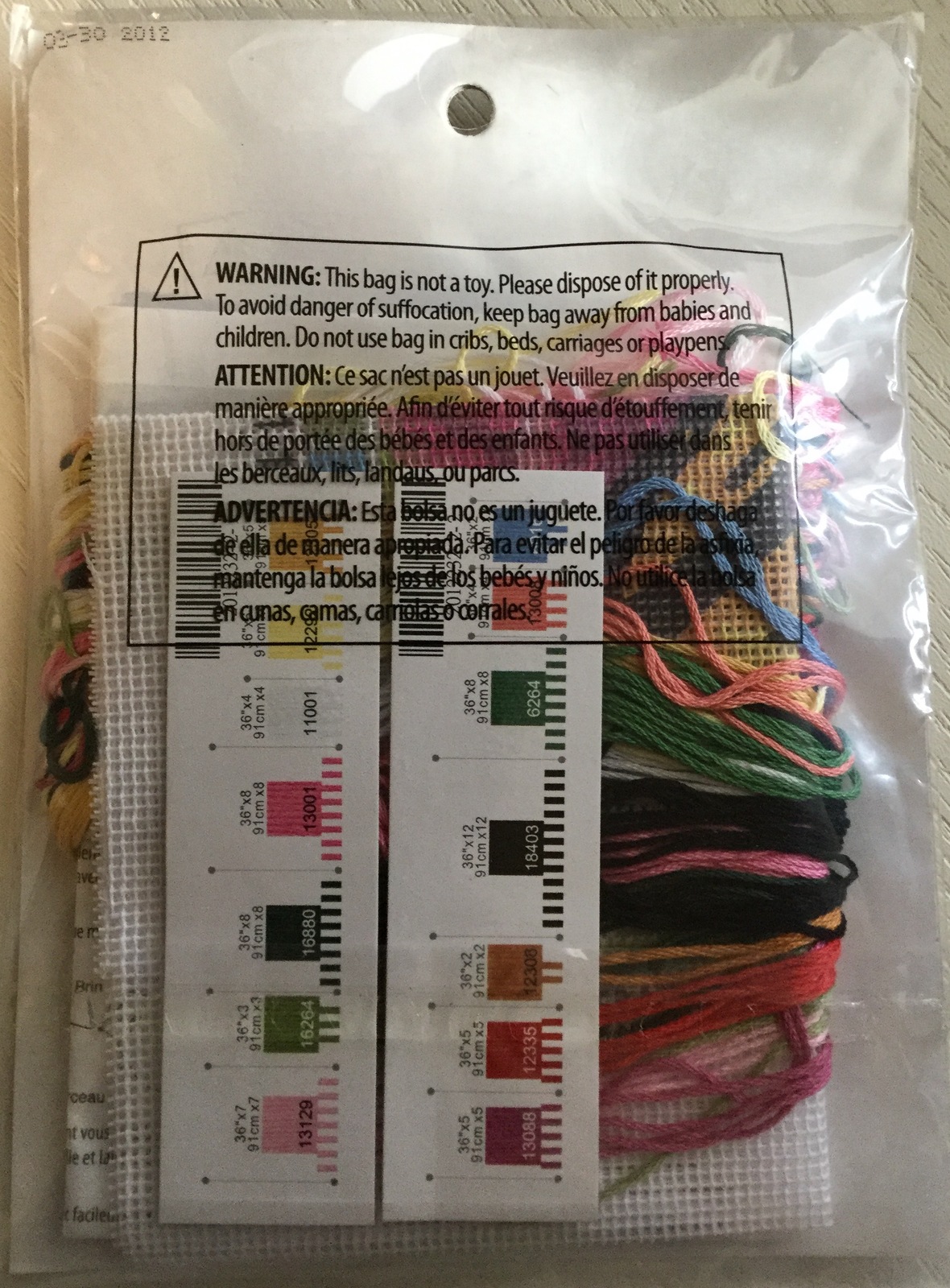 Dimensions 7232 5 x 5 in Butterfly on Zinna Needlepoint Kit