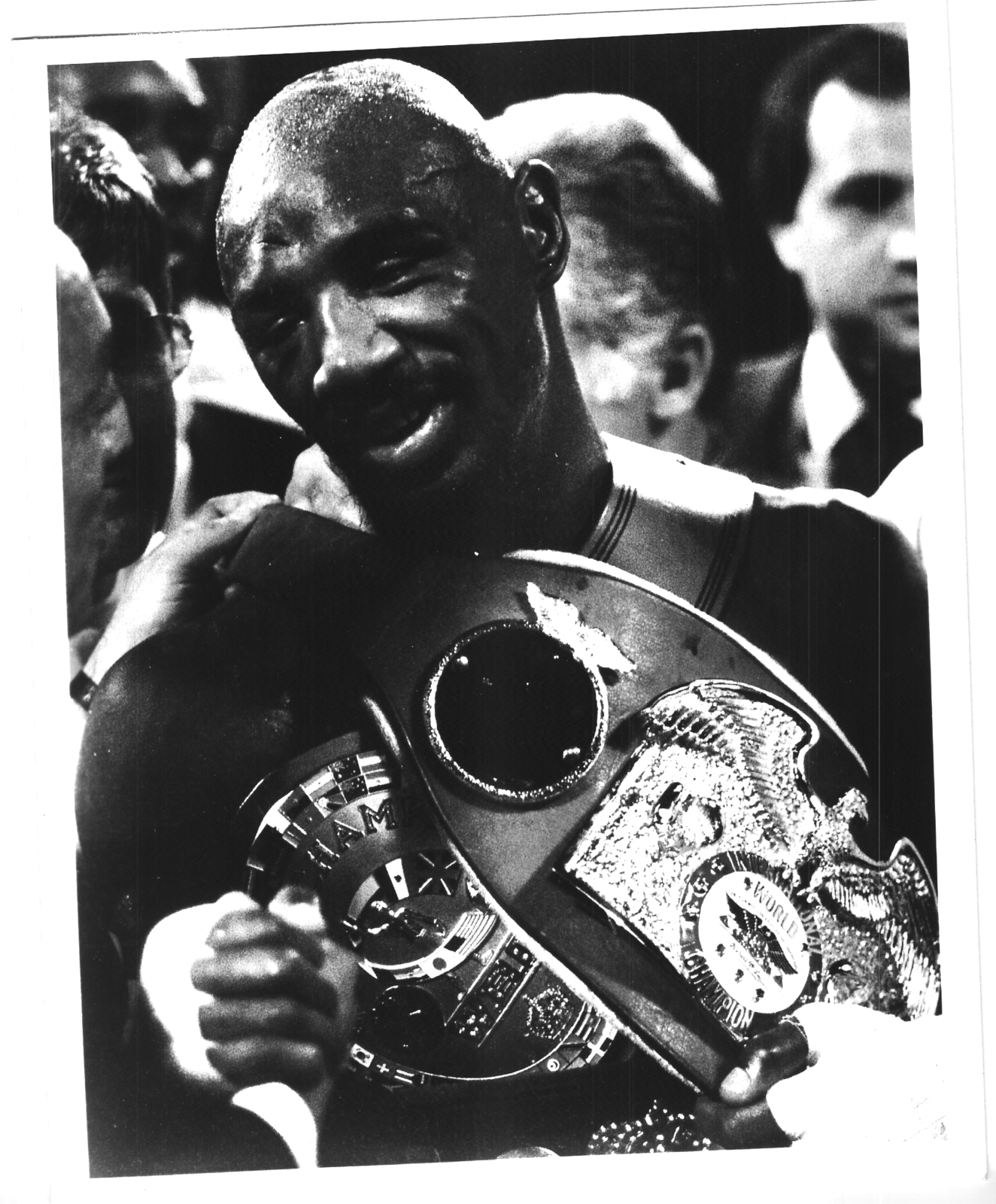 Marvin Hagler Belts QP Vintage 11X14 BW Boxing Memorabilia ...