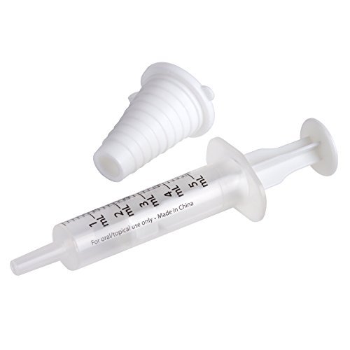 Ezy Dose Calibrated Oral Medicine Syringe │1 TSP 5 mL with Bottle