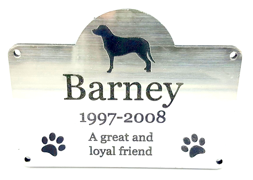 Personalised Pet Dog Memorial Plaque S Outdoor Garden Waterproof Pet Memorials & Urns