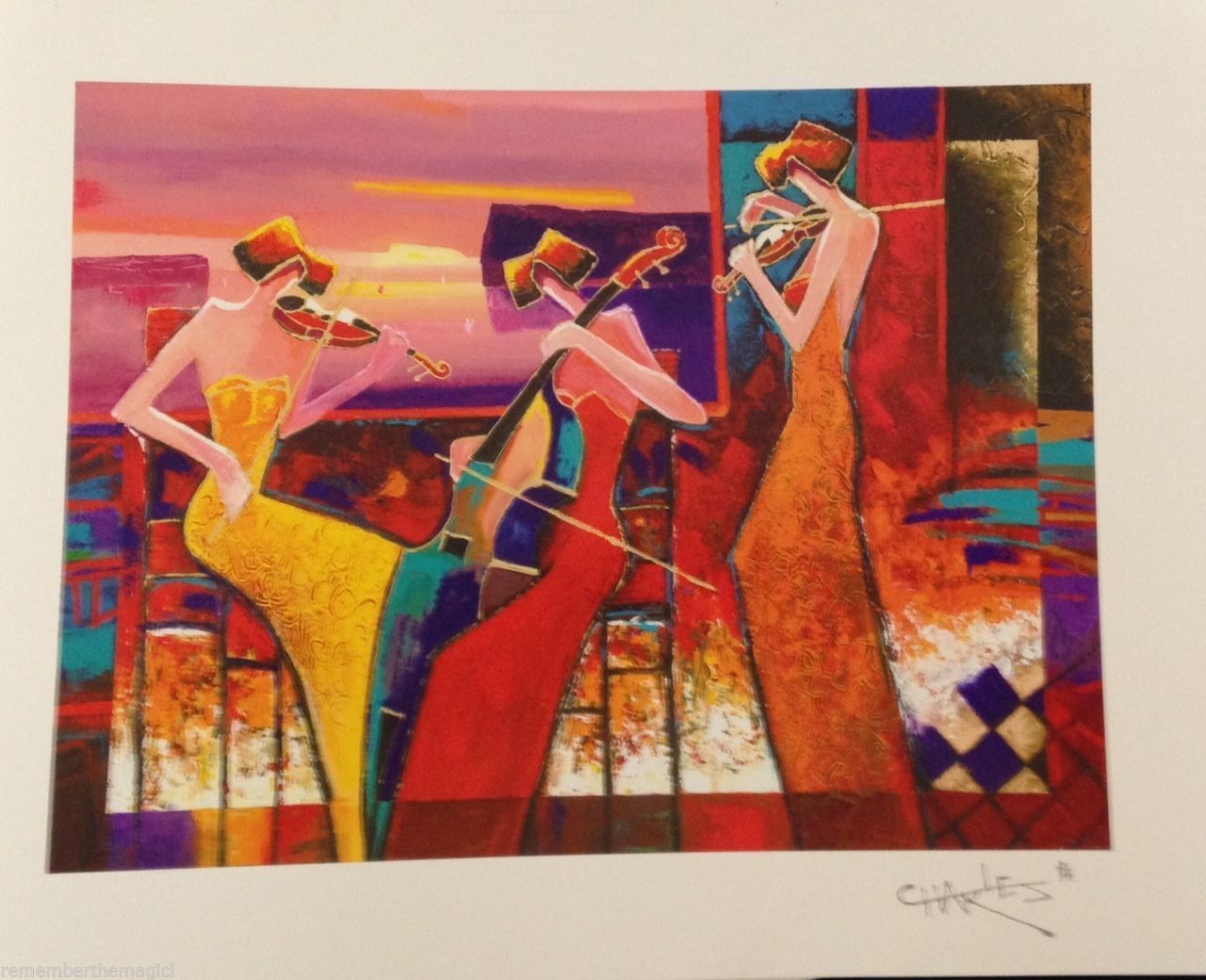 ANDANTE by CHARLES LEE SIGNED SERIOLITHOGRAPH w/ COA PARK WEST GALLERY