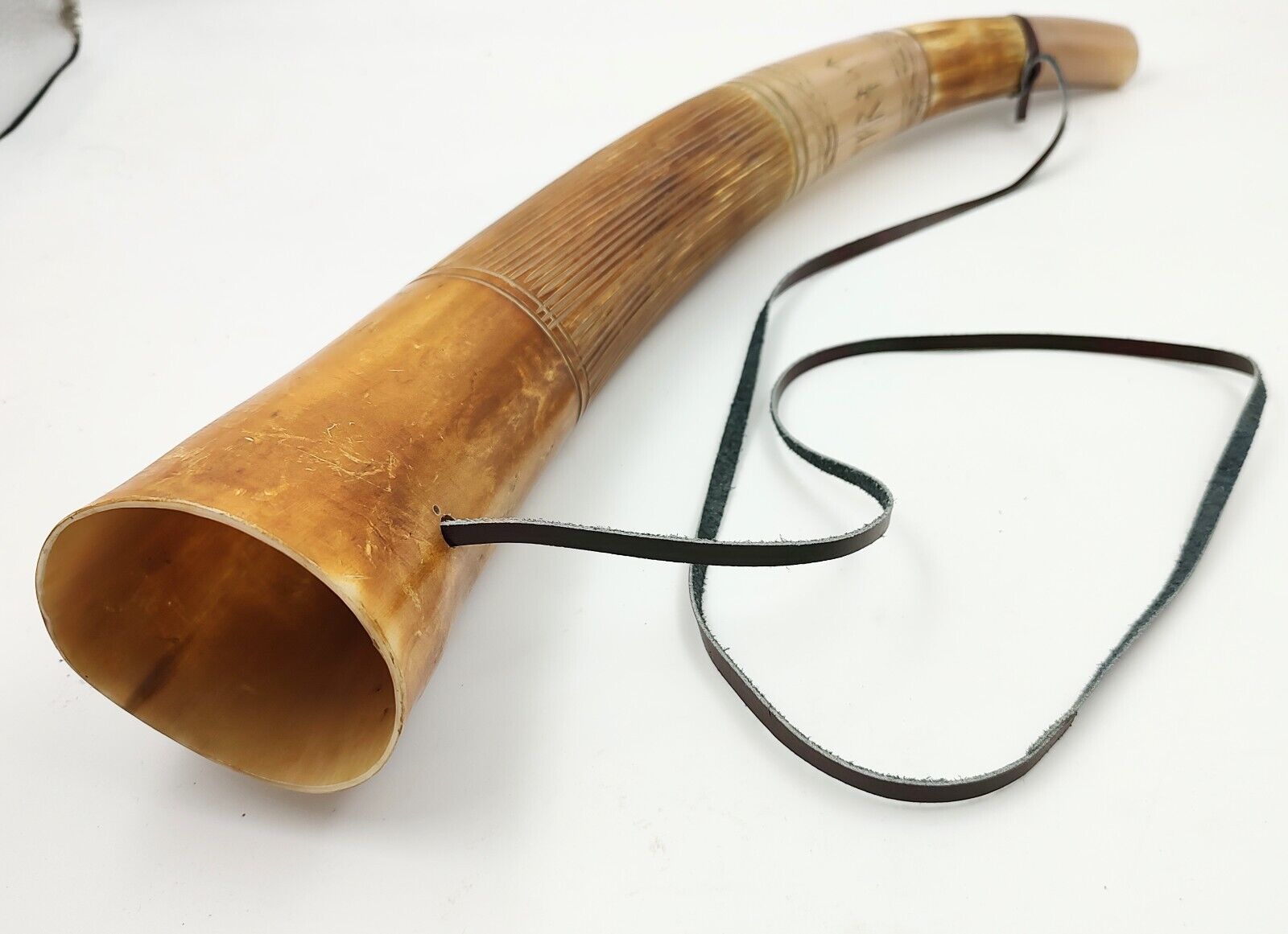 Viking blowing cow Horn Whistle Medieval and similar items