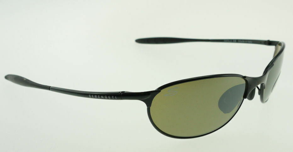 Serengeti IMOLA Shiny Black Polarized Strata Sunglasses 6832