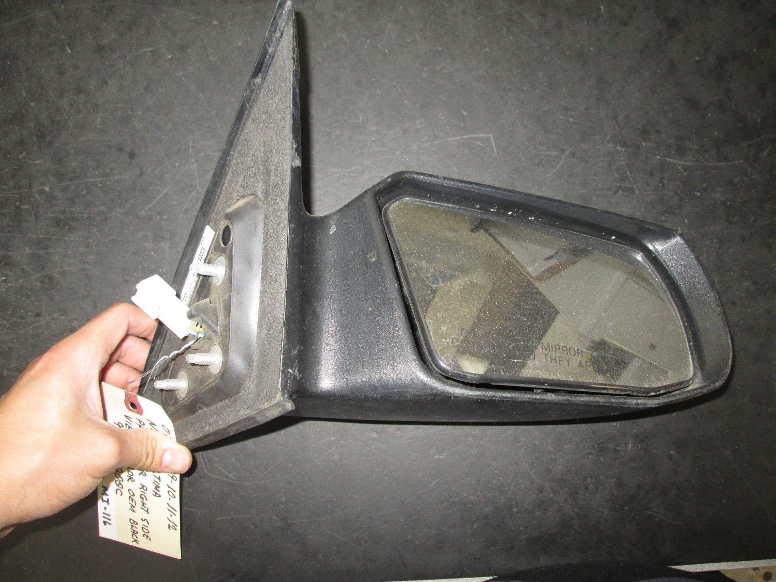 Power Heated Non-Folding Rear View Door Mirror Left Driver Side For 02-04 Altima