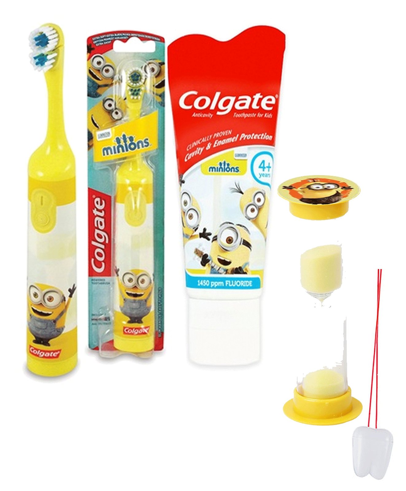 Despicable Me Minions 3pc Bright Smile Oral Hygiene Turbo Powered Spin