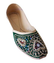 Women Shoes Indian Handmade Party Wear Leather Oxfords Mojari US 9.5-12 - $39.99
