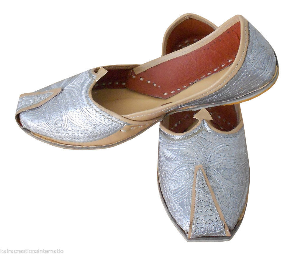 Men Shoes Indian Handmade Mojari Leather Loafers Wedding Khussa Jutties