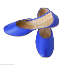 Women Shoes Indian Handmade Blue Ballerinas Khussa Jutties US 9.5 - $42.99