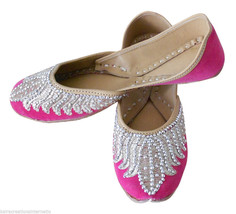 Women Shoes Oxfords Mojari Leather Traditional Indian Handmade Jutties US 7 - $39.99