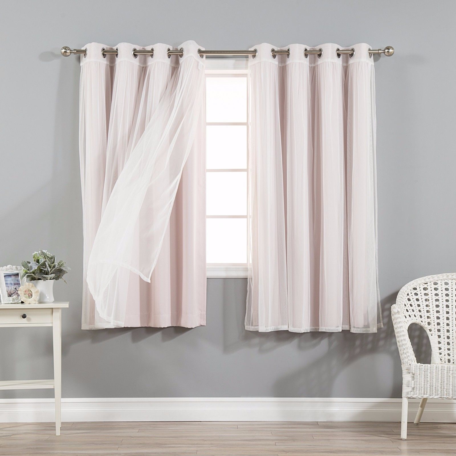 Curtains For Bedroom 63 Inches Long Window Sheer Room Darkening 4   S L1600 