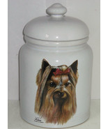 Yorkshire Terrier Yorkie Cookie Jar Treat Dog Puppy - $69.95