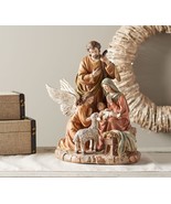 13&quot; Holy Family Nativity Scene with Angel by Valerie - $116.39