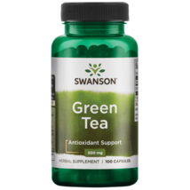 Swanson Green Tea Leaf Capsules, 500 mg, 100 Count - $26.68