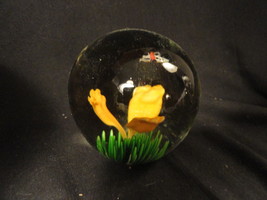Flower and Butterfly Paperweight Unsigned - $19.99