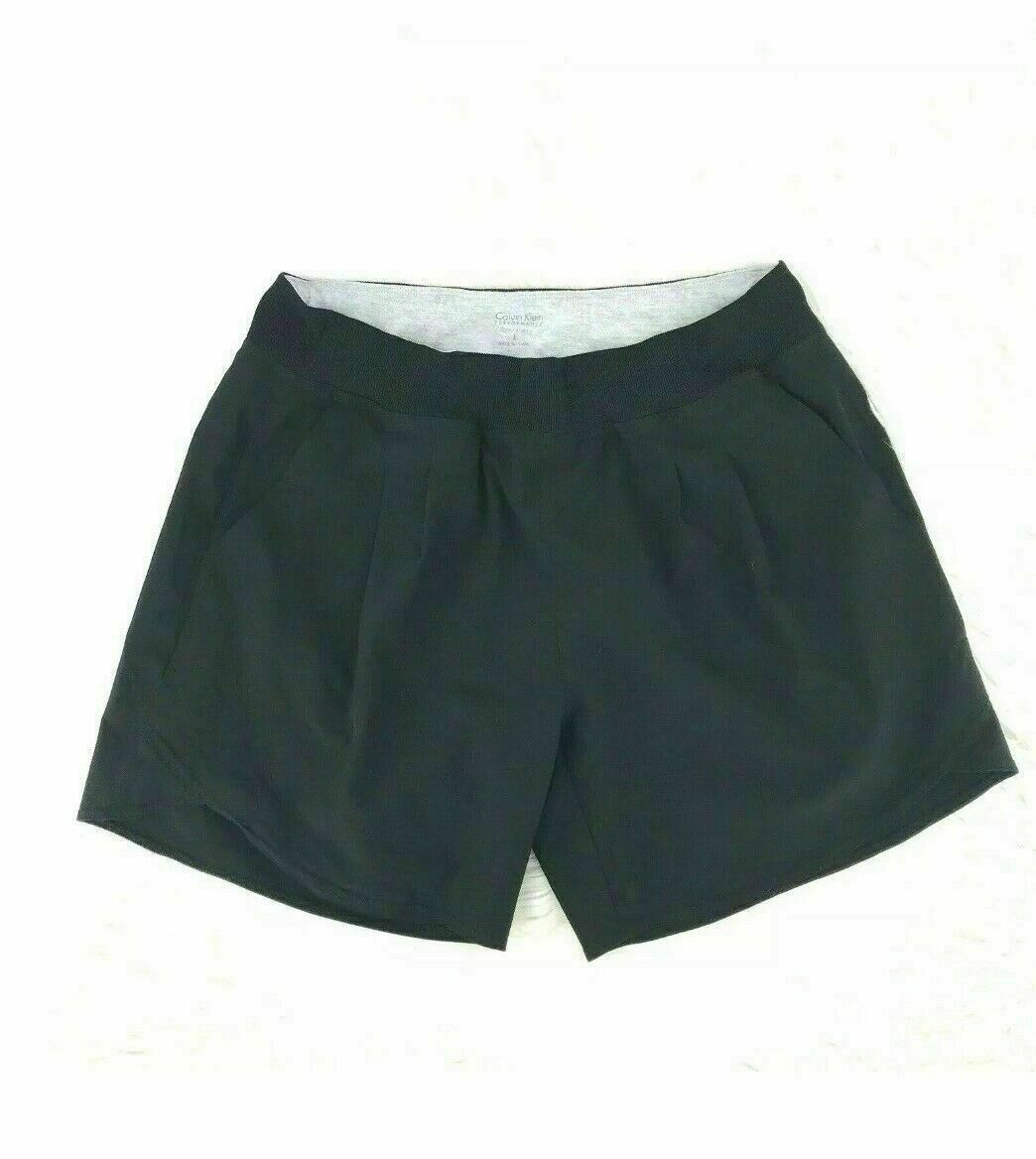 Calvin Klein Performance Womens Black Running Shorts Athletic Plus 3X ...