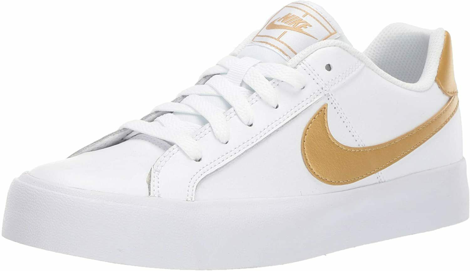 Nike Women's Court Royale AC Casual Sneakers Shoes White Gold NWT AO2810-109 - Occupational