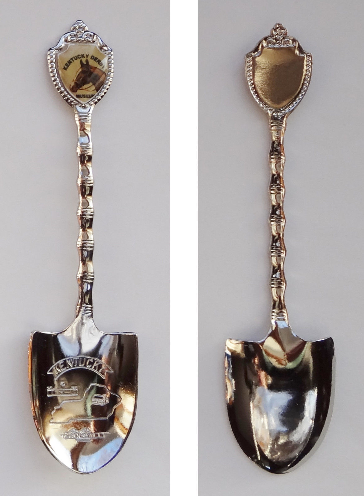 Collector Souvenir Spoon USA Kentucky Louisville Kentucky Derby Museum