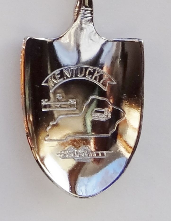 Collector Souvenir Spoon USA Kentucky Louisville Kentucky Derby Museum