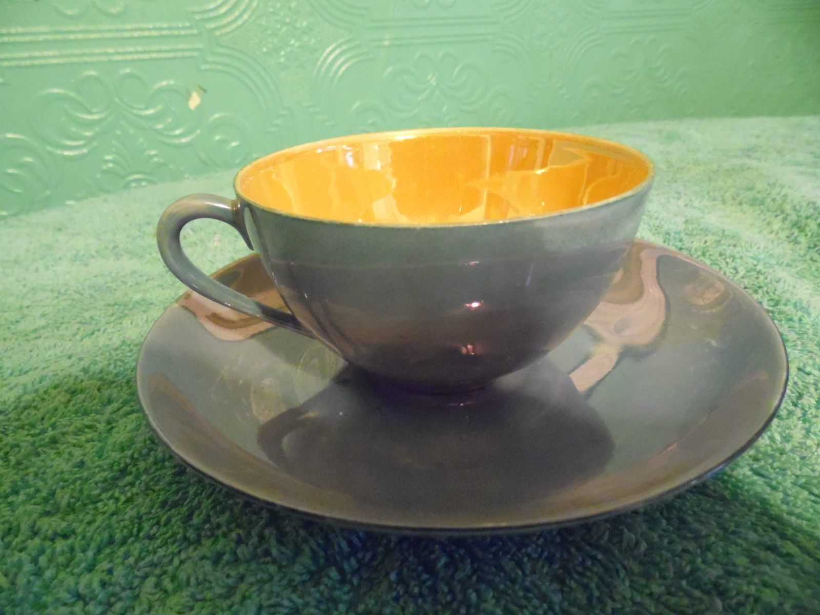 Meito China Lusterware Tea Cup Saucer Blue And Similar Items
