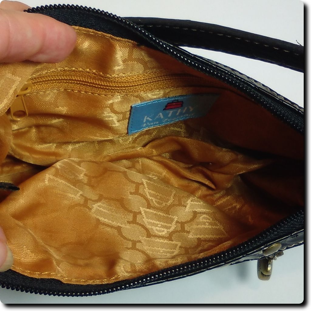 kathy van zeeland black purse