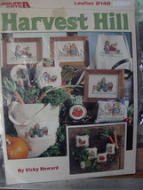 Cross Stitch Pattern Leaflet &quot;Harvest Hill&quot; Rabbits Farming by Leisure Arts - $4.99