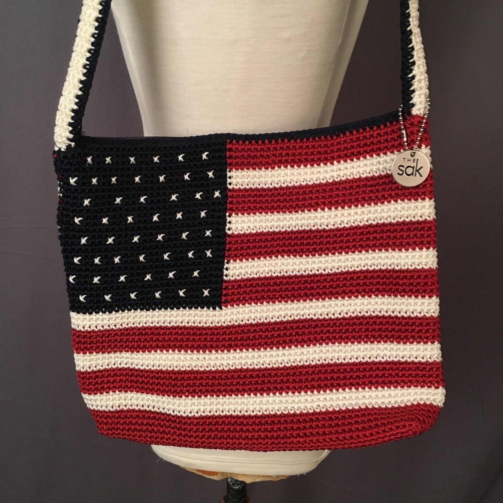 The Sak Liberty Shoulder Bag American Flag NEW! Handbags & Purses