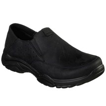 65719/BLK Skechers, Relaxed Fit Rovato Masego Mens Slip On Loafers - $69.00