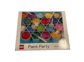 Lot 5 Jigsaw Puzzle 1000PC Lego Playful Bricks Minifigure Paint Party Ceaco image 3
