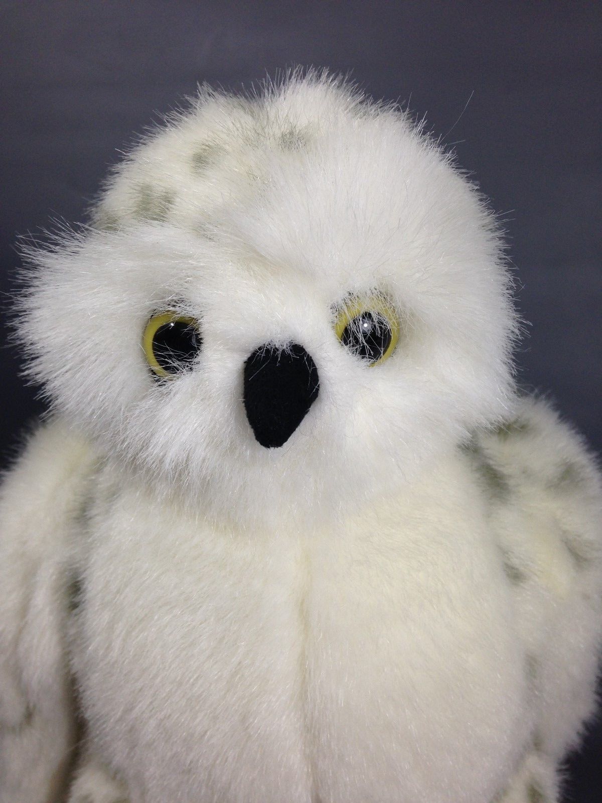 White Spotted Owl Plush Bird Stuffed Animal House 9