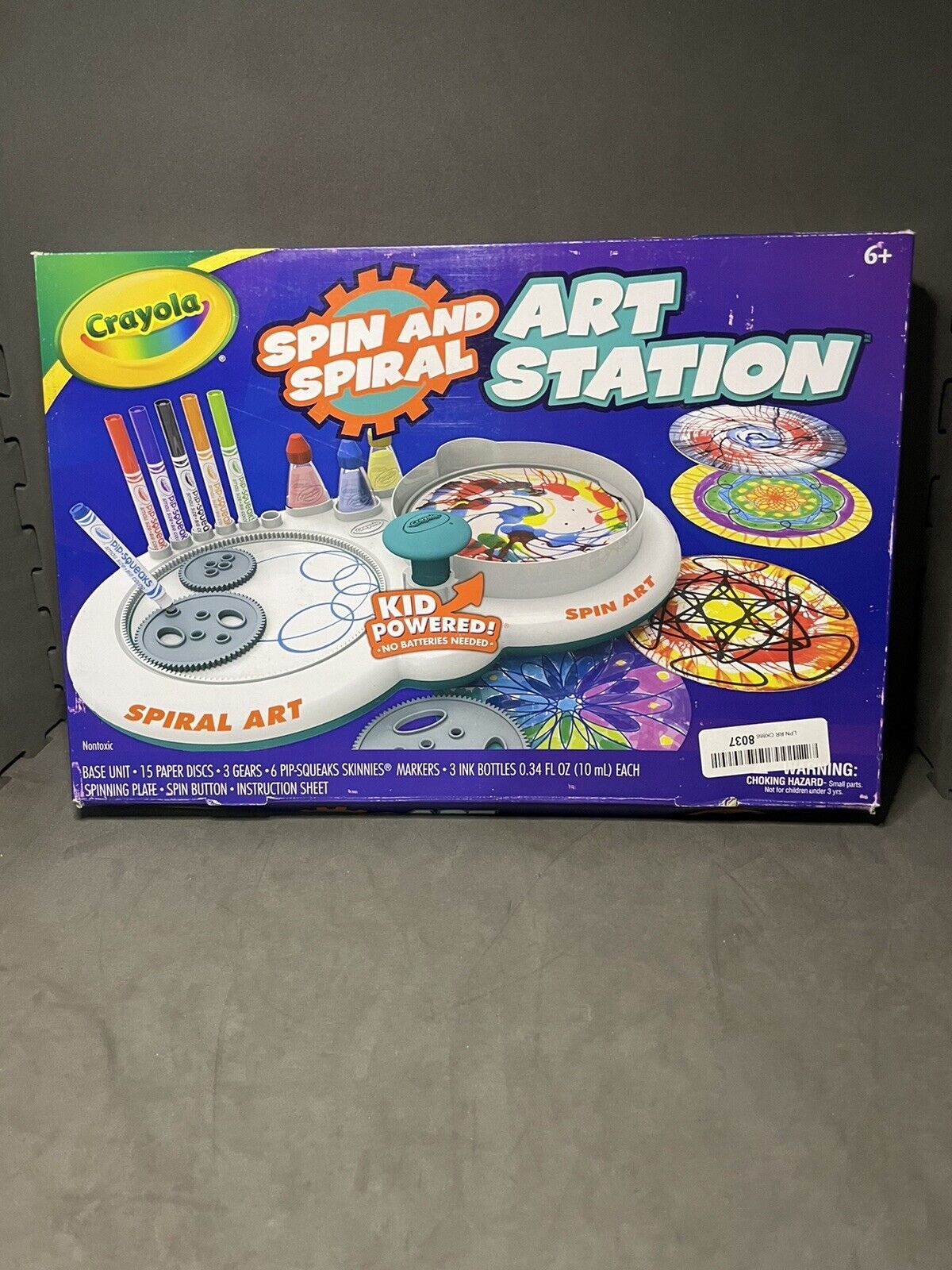 Primary image for Crayola Spin and Spiral Art Station, DIY Crafts for Kids New