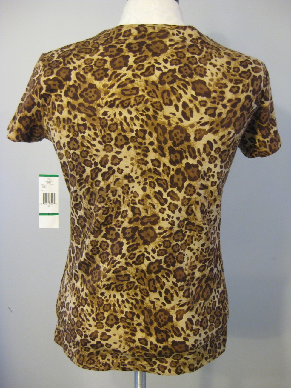 Jones New York Signature Collection Leopard Top Size L NWT - Tops & Blouses