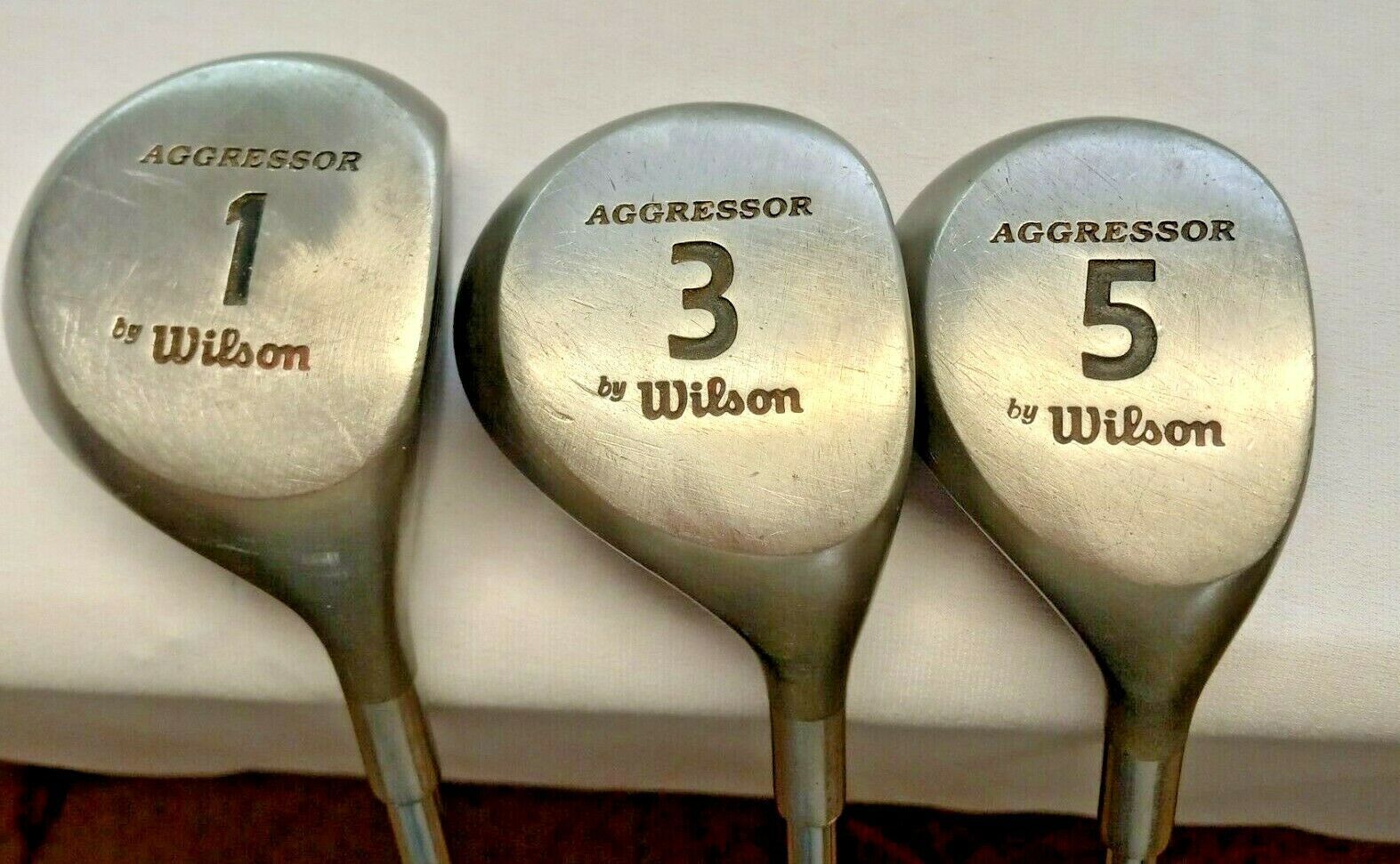 Men's Golf Clubs Wilson 135 Aggressor Fairway Drivers 02C Steel