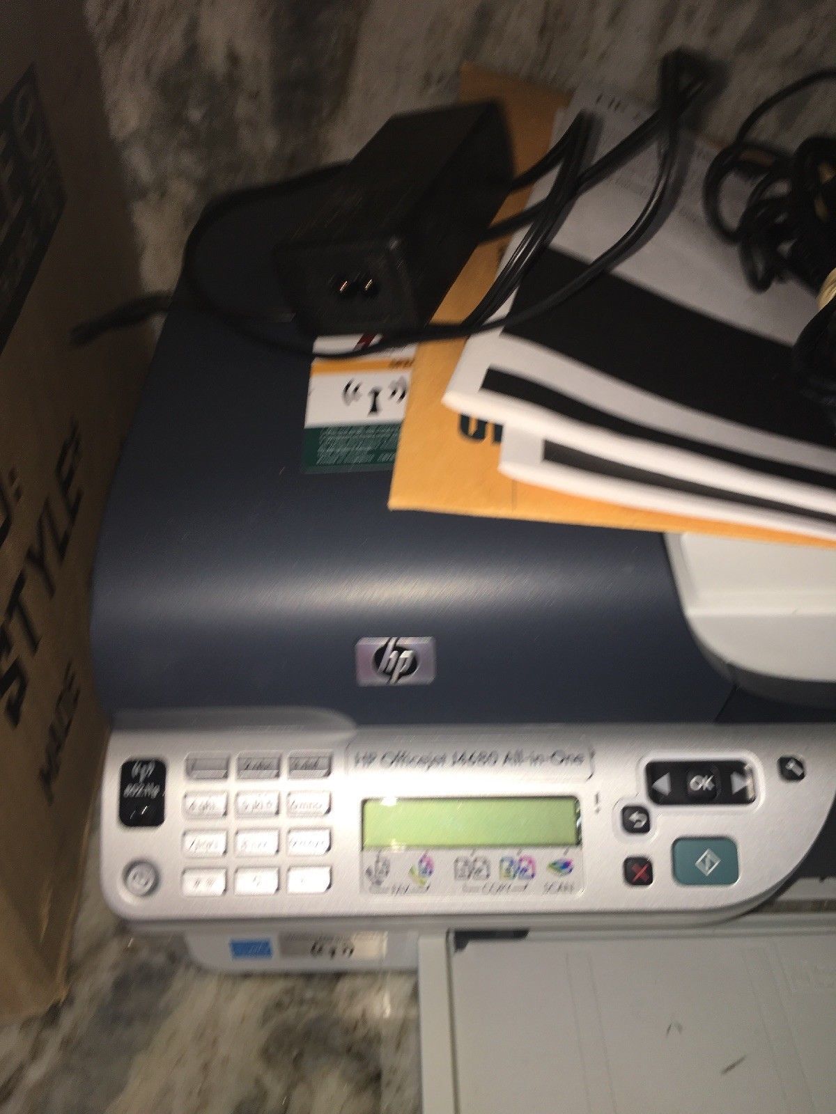 HP OfficeJet J4680 AllInOne Inkjet Printer Wireless Color Inkjet