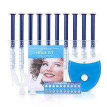 Teeth Whitening Kit (10) Gels (2) Trays (1) Blue White Led - $20.09