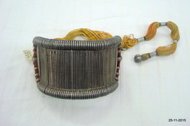 vintage antique tribal old silver cuff bracelet belly dance jewellery - $819.72