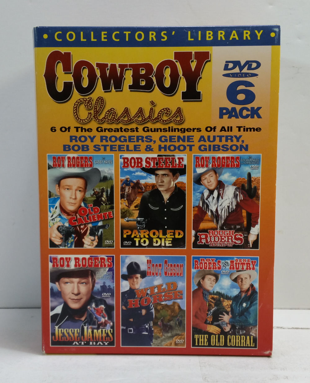 Cowboy Classics (DVD, 2002) 6 Disk DVD Set Collectors Library Alpha ...