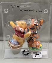 Disney Parks Pooh and Tigger Figurine Salt and Pepper Shaker Set NEW Retired image 2