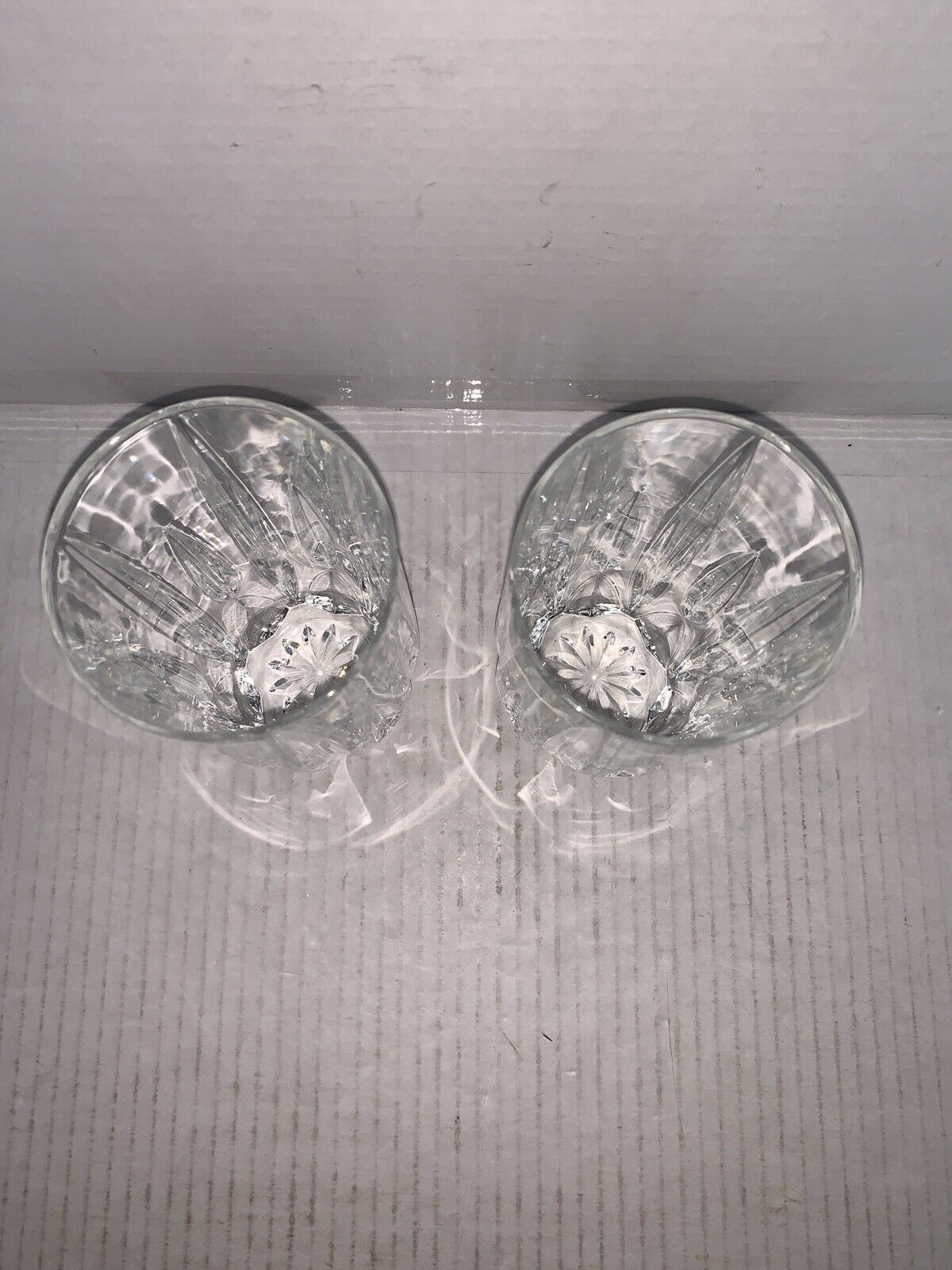 Pair Of Mikasa Crystal Clear Highball Glasses 5 3/4” Mikasa