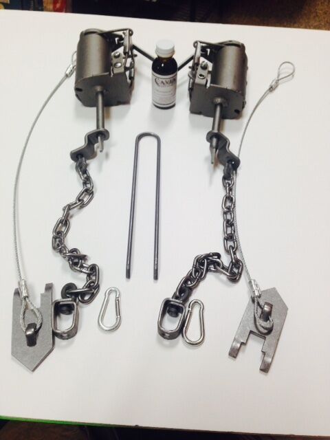 Dog Proof Coon Trapping Kit (DP Traps Duke Z Traps Bridger Trapping