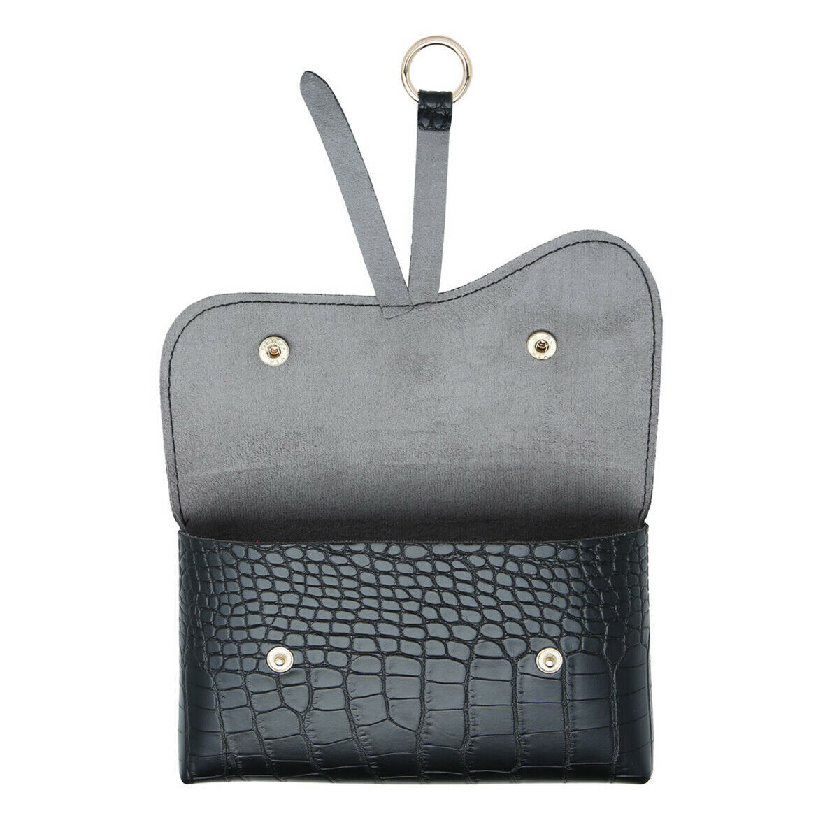 Download On Trend Black Belt Bag Mock Croc Fashion Accessory Gift ...