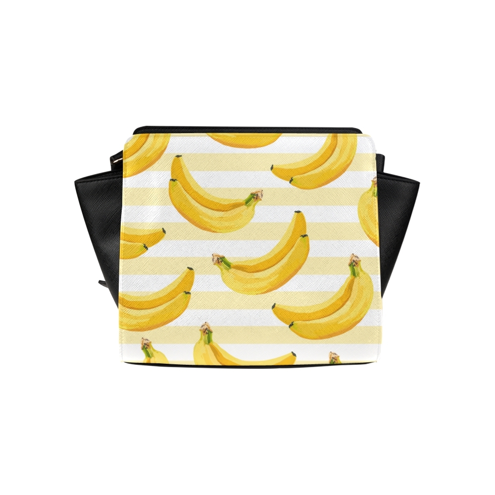 Banana Fresh Yellow Tropical Fruit Satchel Bag Crossbody Bags Travel ...