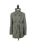 CALVIN KLEIN women&#39;s sz 12 coat - NEW boucle knobby wool zigzag double b... - $75.00