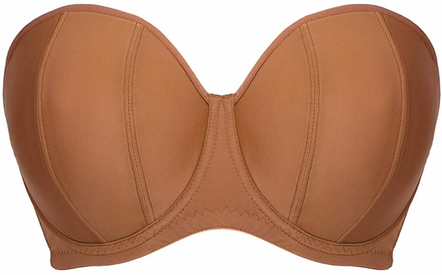 Curvy Kate Caramel Luxe Strapless Multiway Underwire Bra Us H Uk