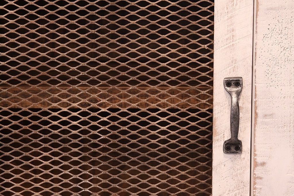 White Eliza Sliding Barn Door Gentlemans Chest Armoire Solid Wood