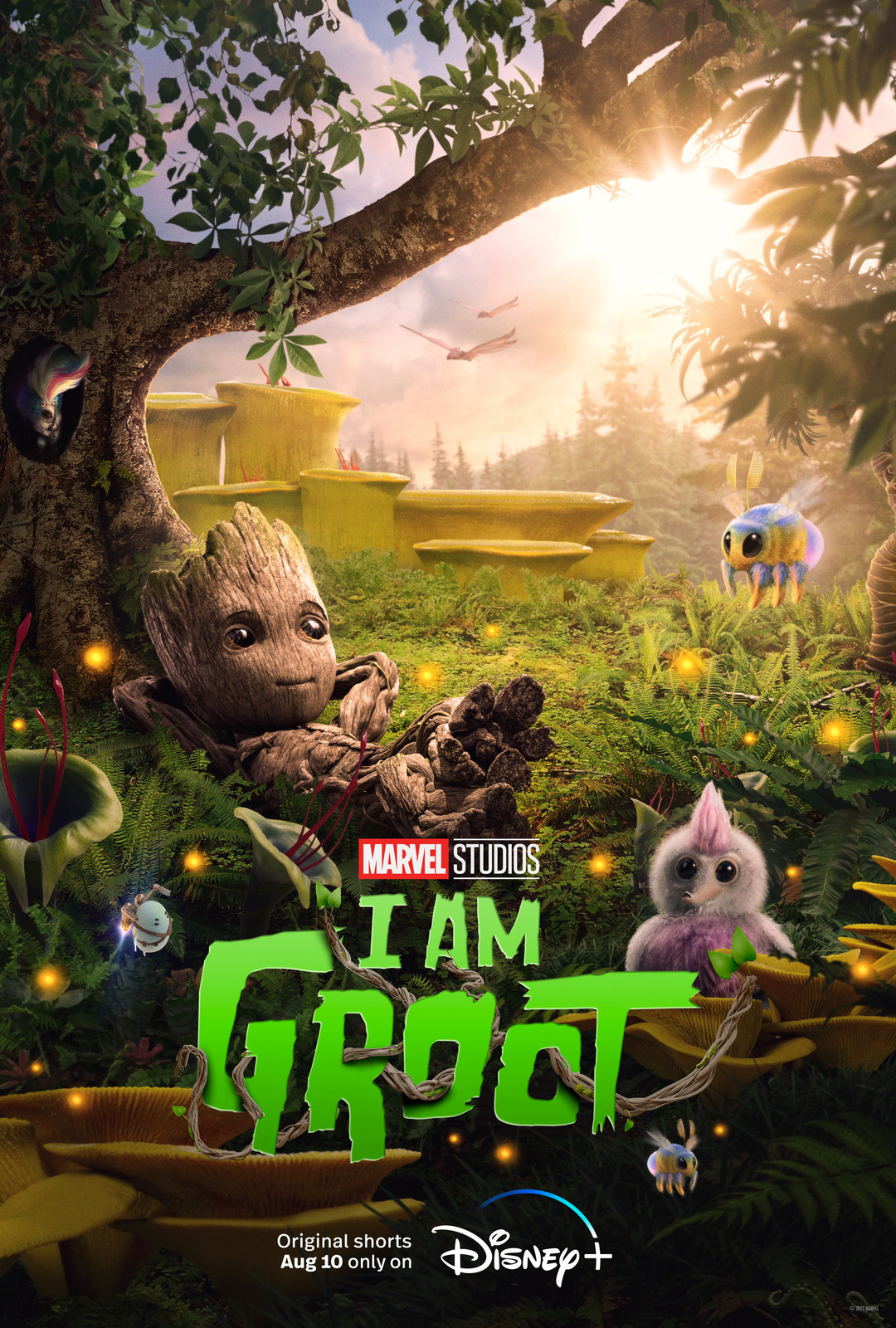 I Am Groot Poster Vin Diesel Marvel Comics TV Series Art Print Size 24x36 #2