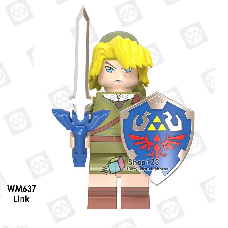 The Legend of Zelda Link Princess Zelda Lego Minifigures Toy Gift for