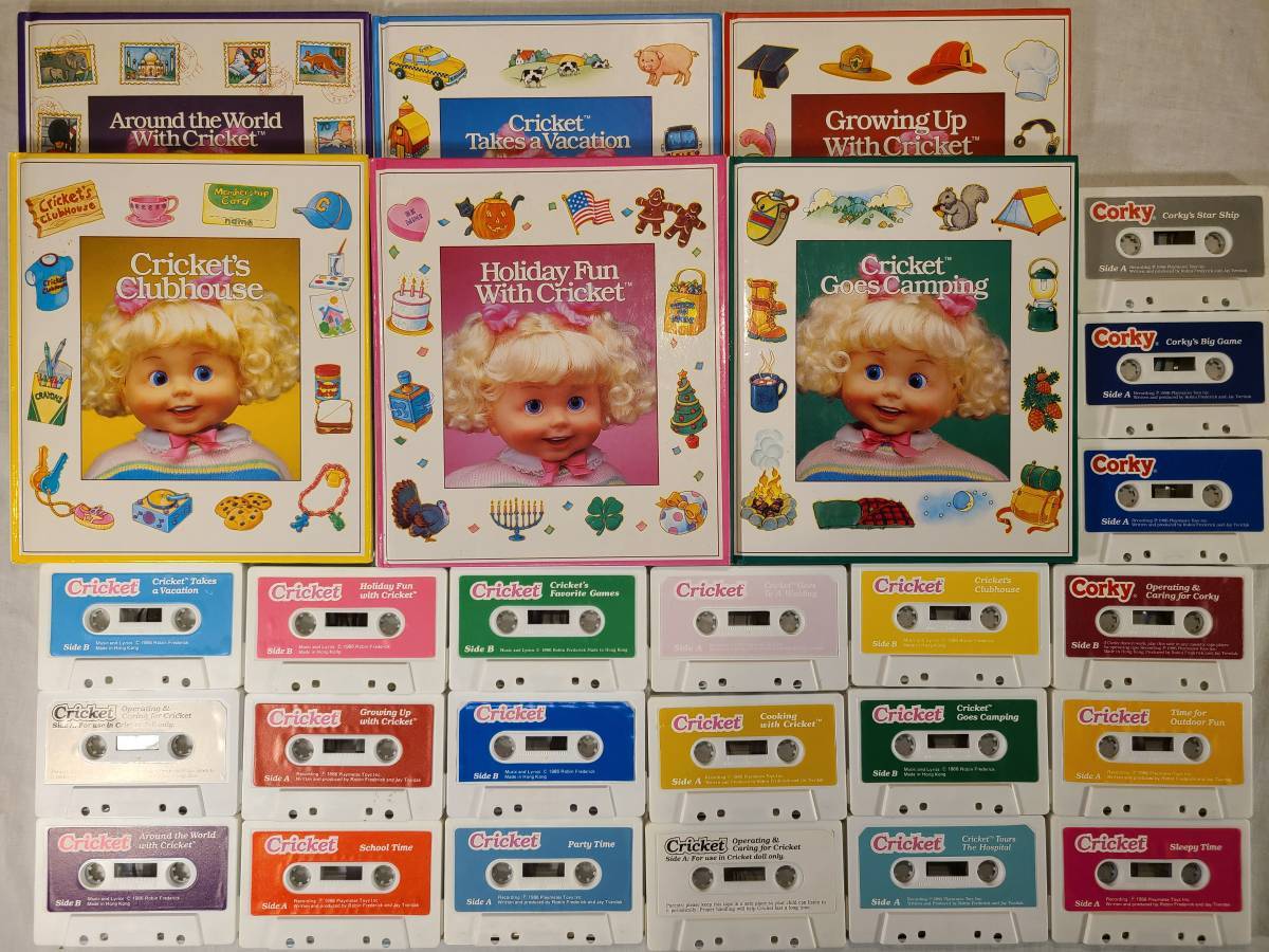 vintage playmates cricket and corky Talking Cassette Dolls Dolls