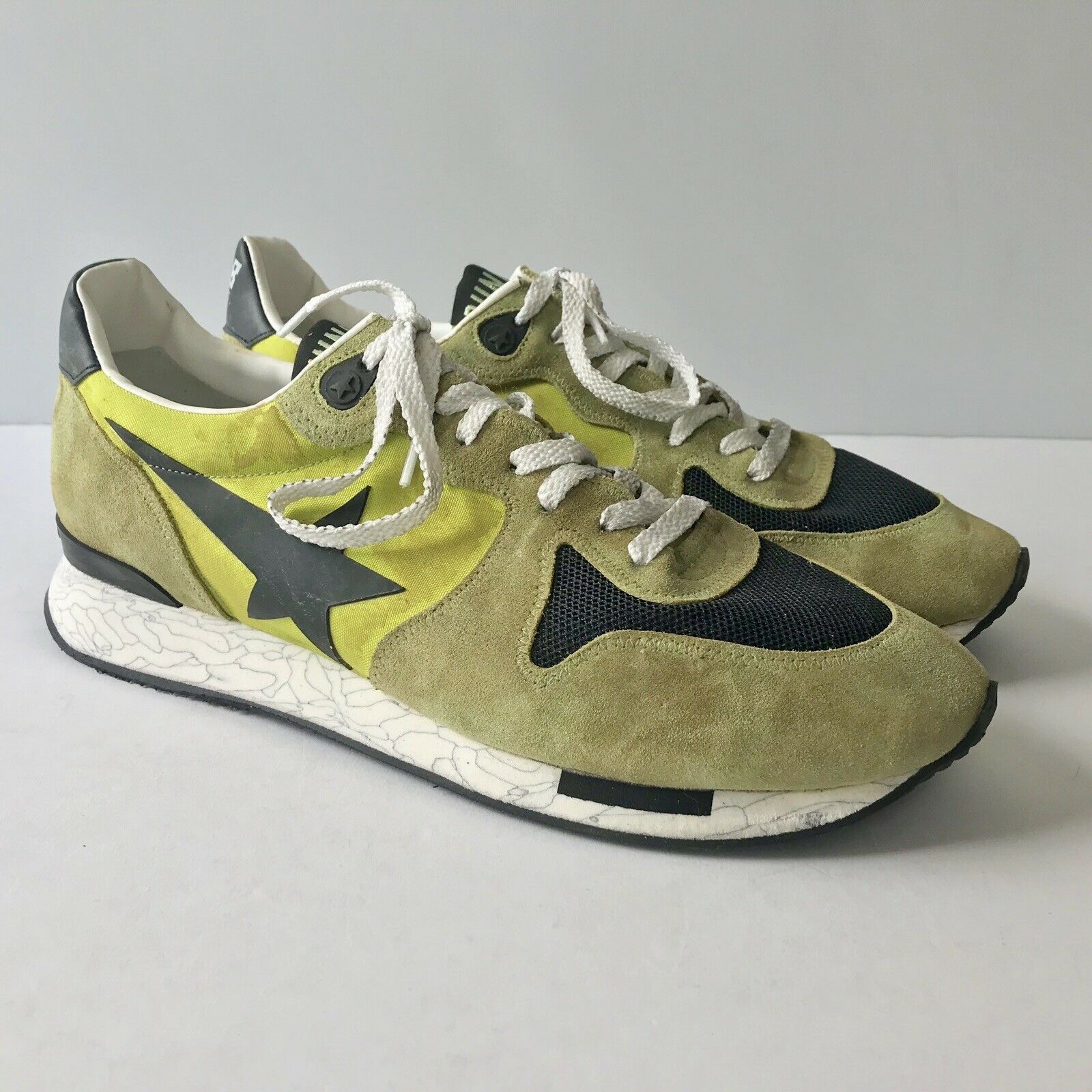 P-26952 Golden Goose GGOB/VCE Lime Running Sneakers Shoe Size US 6 ...